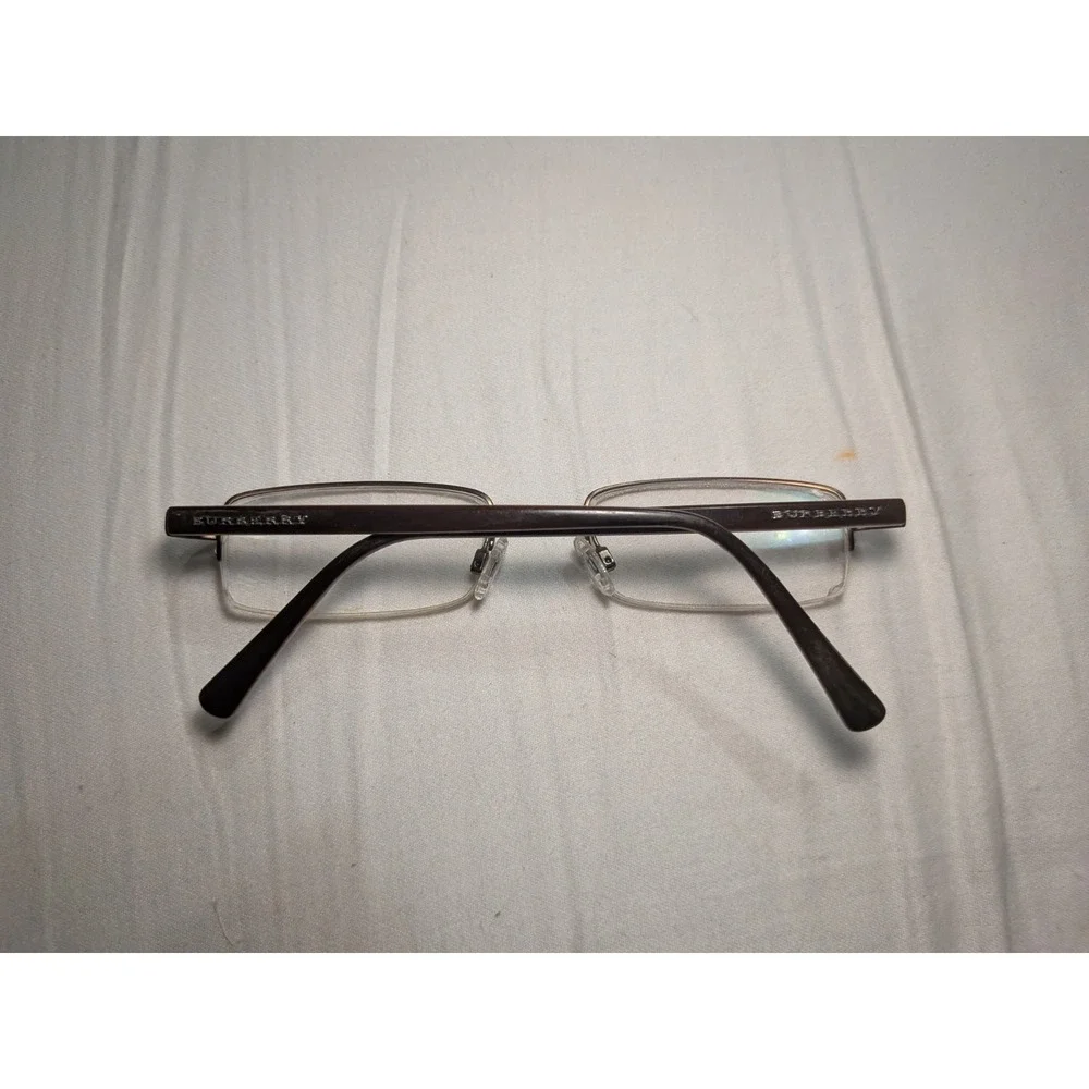 Burberry Eyeglasses Bronze Half Rim Frame B1012 1012 50-19-135